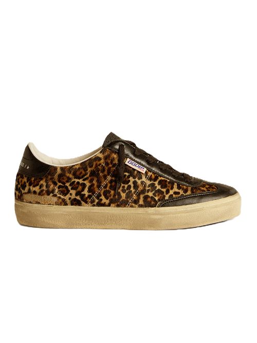 Golden Goose cavallino Leopard Sneakers soul star  Golden Goose | GWF00464F00505181472 BEIGE BROWN BLACK